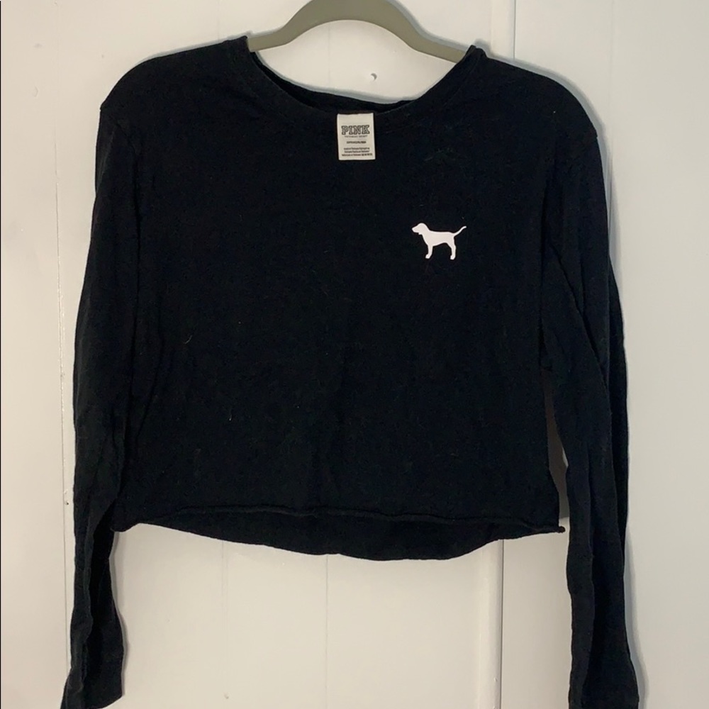 ⭐️RARE VS PINK CROP T SHIRT LONGSLEEVE⭐️